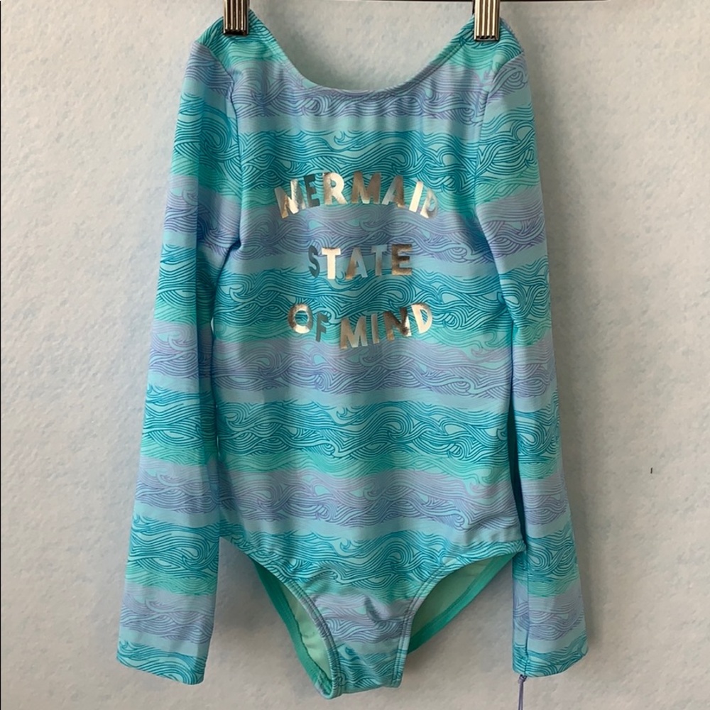 Girls Mermaid State Of Mind Full Piece Swimsuit